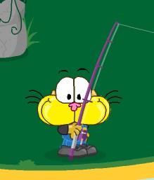 Pescar en Mundo Gaturro es muy fácil!